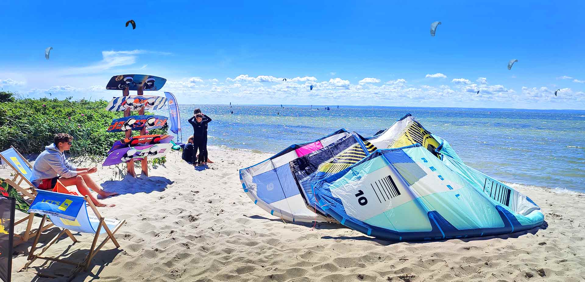 Fotorelacja kitesurfing Hel